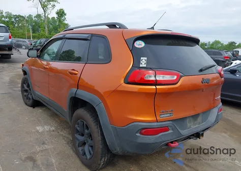 2015 Jeep Cherokee Trailhawk из США, поврежденный, VIN 1C4PJMBS8FW578208